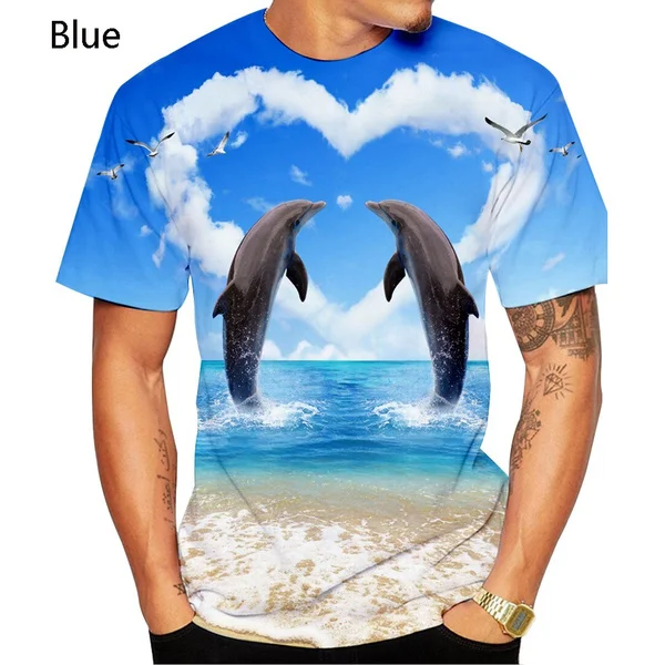 New Fashion Popular Design 3D Printing Dolphin T-Shirt Unisex Casual Cool Plus Size Top
New Fashion Popular Design 3D Printing Dolphin T-Shirt Unisex Casual Cool Plus Size Top