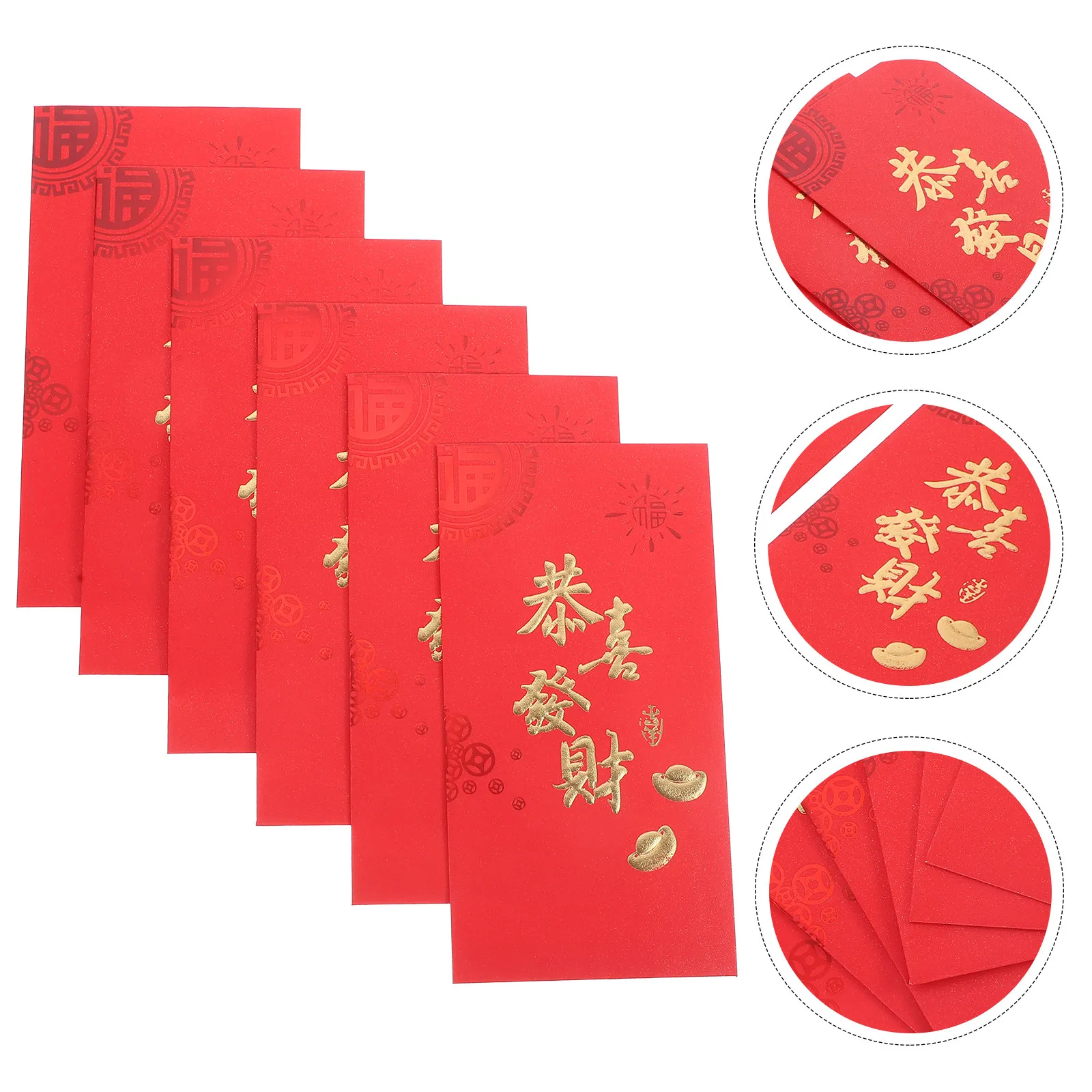 6Pcs Creative Red Envelopes Paper Money Pouches New Year Gift Traditional Dragon Year 2024 Red Packets Spring Festival Money
6Pcs Creative Red Envelopes Paper Money Pouches New Year Gift Traditional Dragon Year 2024 Red Packets Spring Festival Money