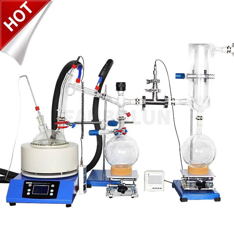 5liter 2liter Turnkey Short Path Distillate Essential Oil Distillation Machine
5liter 2liter Turnkey Short Path Distillate Essential Oil Distillation Machine