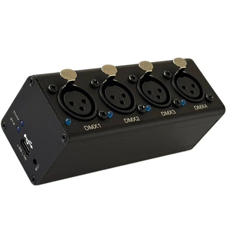 【A42U】Artnet MINI DMX512 Интерфейс контроллера освещения Ethernet 4 Universe 2048 Disco с MA2
【A42U】Artnet MINI DMX512 Интерфейс контроллера освещения Ethernet 4 Universe 2048 Disco с MA2