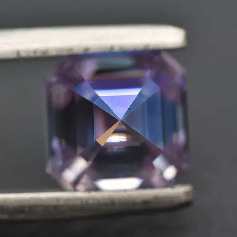 НОВЫЙ муассанит камень светло-фиолетовый цвет Asscher Cut Lab Grown Diamond DIY кольцо ожерелье серьги основные материалы с GRA Certifi
НОВЫЙ муассанит камень светло-фиолетовый цвет Asscher Cut Lab Grown Diamond DIY кольцо ожерелье серьги основные материалы с GRA Certifi