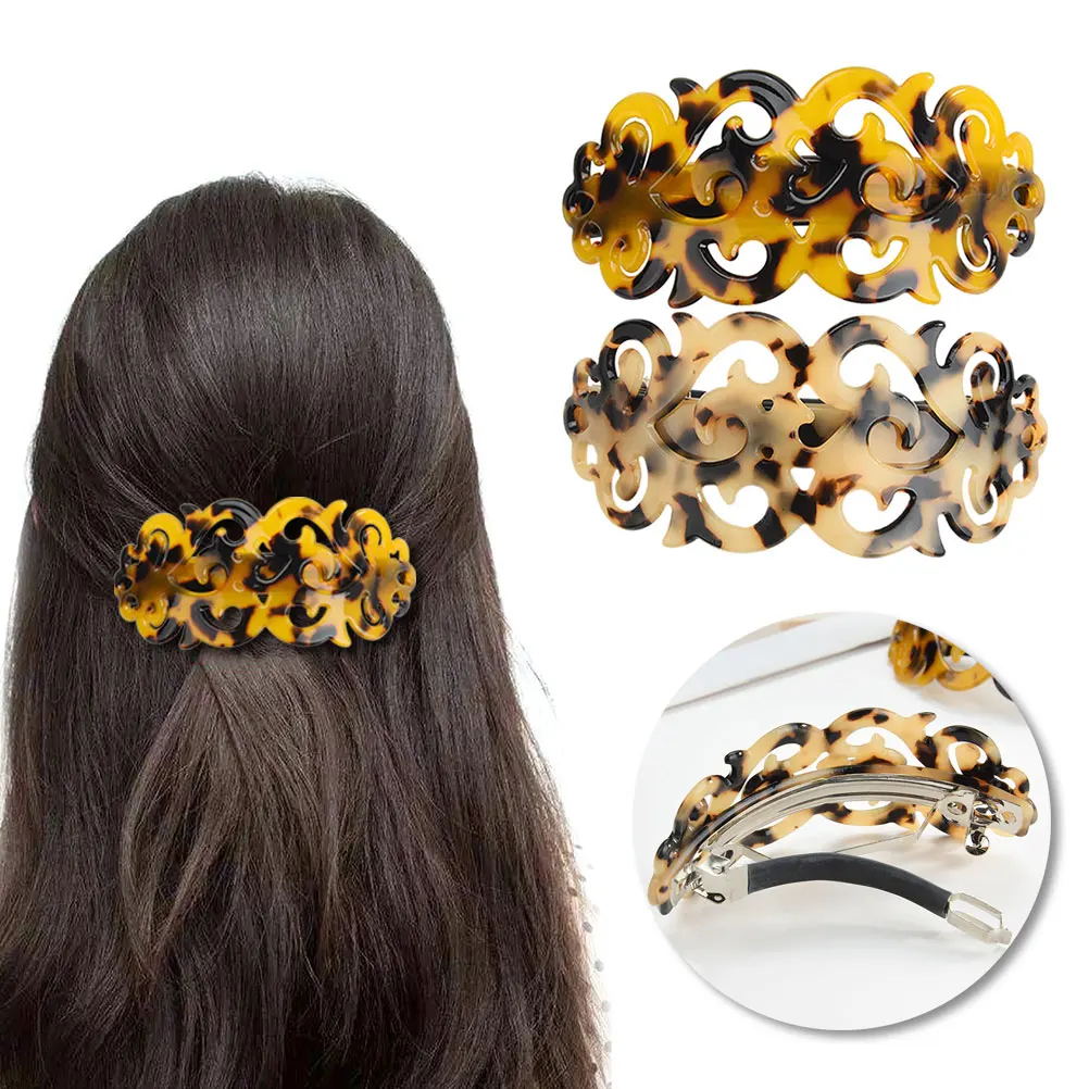 Vintage Clips Spring Hairpin For Girls Women Durable Acetic Acid Material Classic Design Party Barrette Hair Accessories Bobby
Vintage Clips Spring Hairpin For Girls Women Durable Acetic Acid Material Classic Design Party Barrette Hair Accessories Bobby