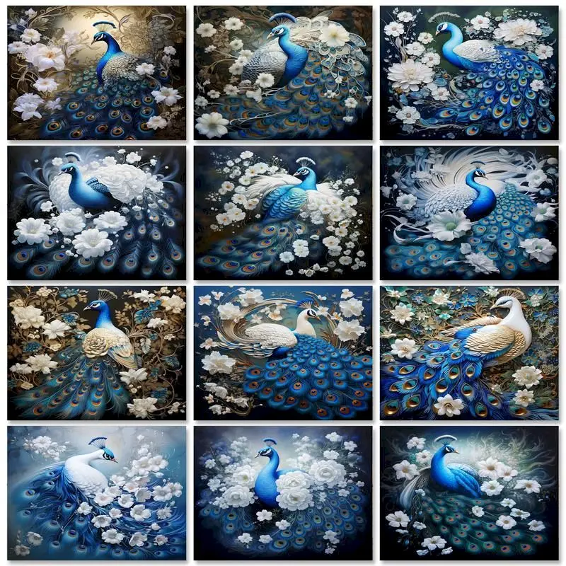 CHENISTORY DIY Pictures By Number Peacock Kits Drawing On Canvas Painting By Numbers Handmade Painting Art Gift Home Decor
CHENISTORY DIY Pictures By Number Peacock Kits Drawing On Canvas Painting By Numbers Handmade Painting Art Gift Home Decor