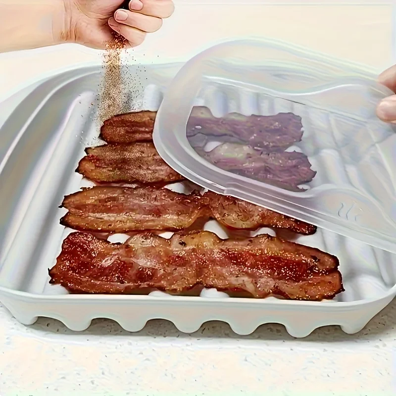 Поддон для приготовления бекона в микроволновой печи с крышкой – нескользящий, с дренажем, из полипропилена, для быстрого приготовления на Рождество | Доставка 24 часа в сутки
Поддон для приготовления бекона в микроволновой печи с крышкой – нескользящий, с дренажем, из полипропилена, для быстрого приготовления на Рождество | Доставка 24 часа в сутки