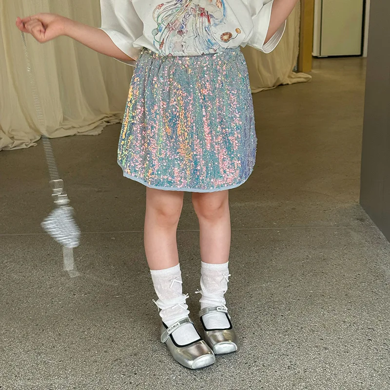 Girls Baby Summer Fashion Shiny Princess Skirt Children Mermaid Color Sequin Skirt Bright Colorful and Dazzling
Girls Baby Summer Fashion Shiny Princess Skirt Children Mermaid Color Sequin Skirt Bright Colorful and Dazzling