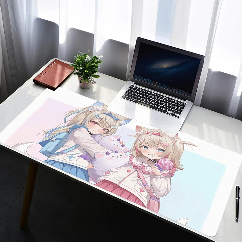 Gaming Mouse Pad Computer Desk Mat Table Hololive Mococo Fuwawa Abyssgard Keyboard Pad Laptop Rubber Non-slip Back Mousepad
Gaming Mouse Pad Computer Desk Mat Table Hololive Mococo Fuwawa Abyssgard Keyboard Pad Laptop Rubber Non-slip Back Mousepad