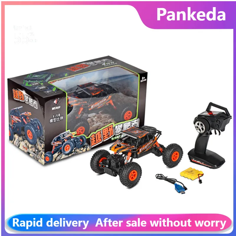 WLtoys 18428-B 1:18 2,4G 4WD Электрический радиоуправляемый внедорожник RC Crawler машина для скалолазания радиоуправляемая Багги рождественские подарки грузовик
WLtoys 18428-B 1:18 2,4G 4WD Электрический радиоуправляемый внедорожник RC Crawler машина для скалолазания радиоуправляемая Багги рождественские подарки грузовик