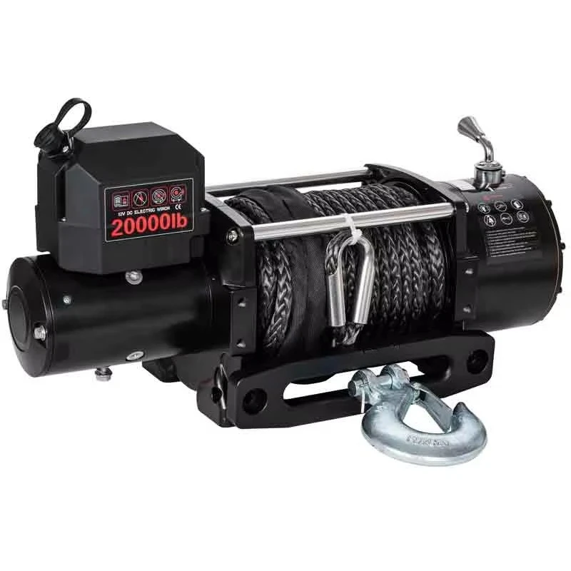 Heavy Duty Electric Winch 12V/24V DC Motor with Synthetic Rope for Sales 20000lbs Power with Factory Price
Heavy Duty Electric Winch 12V/24V DC Motor with Synthetic Rope for Sales 20000lbs Power with Factory Price