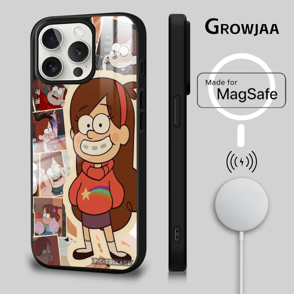 Gravity Falls Phone Case For iPhone 15 14 13 12 11 Pro Max Plus Mini Mirror Wireless Magnetic Funda
Gravity Falls Phone Case For iPhone 15 14 13 12 11 Pro Max Plus Mini Mirror Wireless Magnetic Funda