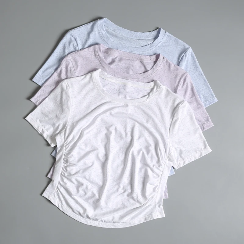 High-value yoga suits short-sleeved women's summer breathable quick-drying sports tops running T-shirt top fitness clothing
High-value yoga suits short-sleeved women's summer breathable quick-drying sports tops running T-shirt top fitness clothing