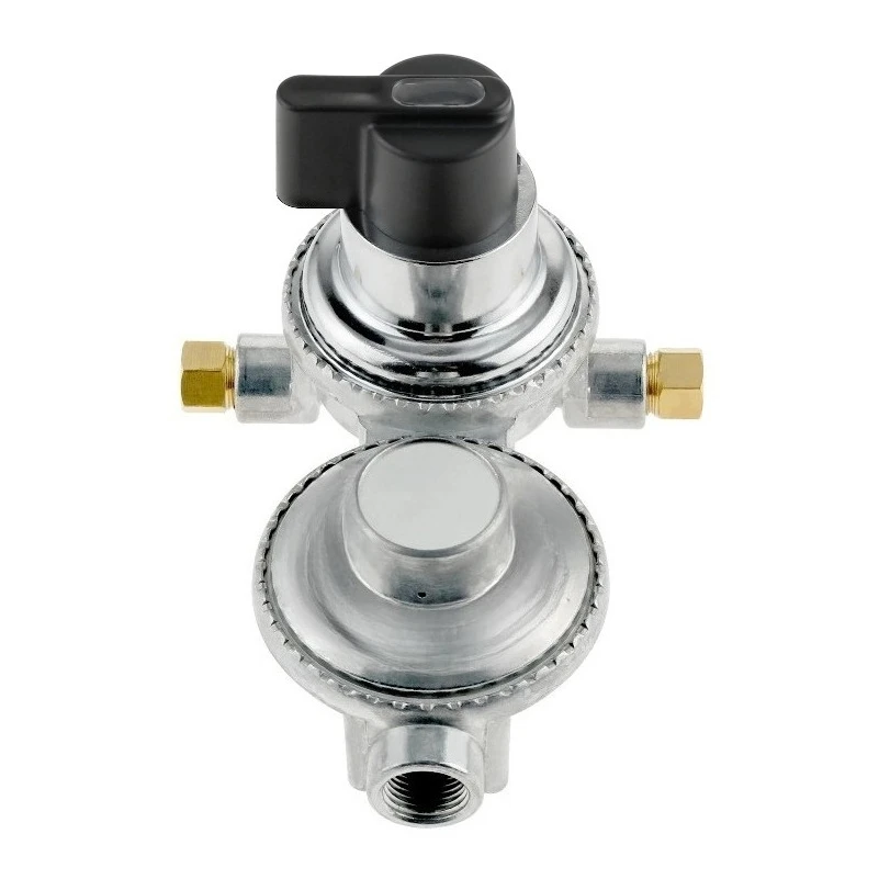 Double Stage Automatic Regulator RV Gas Propane 2 Tank LP Auto Changeover Switch
Double Stage Automatic Regulator RV Gas Propane 2 Tank LP Auto Changeover Switch