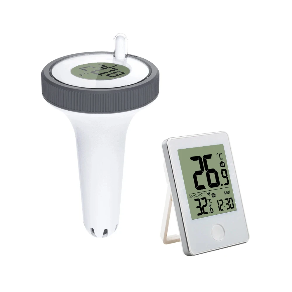 Wireless Thermometer LED Digital Display Electronic Thermometer Kit Waterproof Temperature Sensor For Swimming Pools Aquariums 
Wireless Thermometer LED Digital Display Electronic Thermometer Kit Waterproof Temperature Sensor For Swimming Pools Aquariums