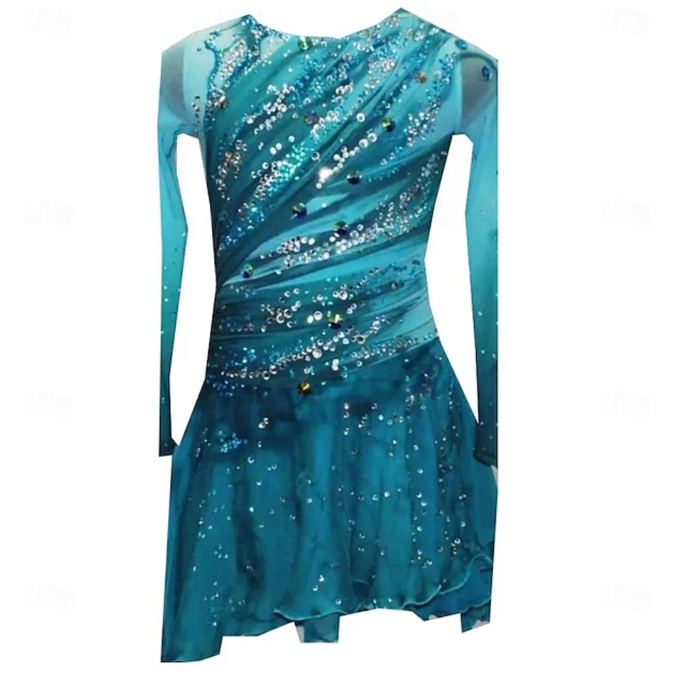 Figure Skating Dress Rhinestone Long Sleeve Leotard Popular Style For Girls Ice Skating Competition Stage Show Classic
Figure Skating Dress Rhinestone Long Sleeve Leotard Popular Style For Girls Ice Skating Competition Stage Show Classic
