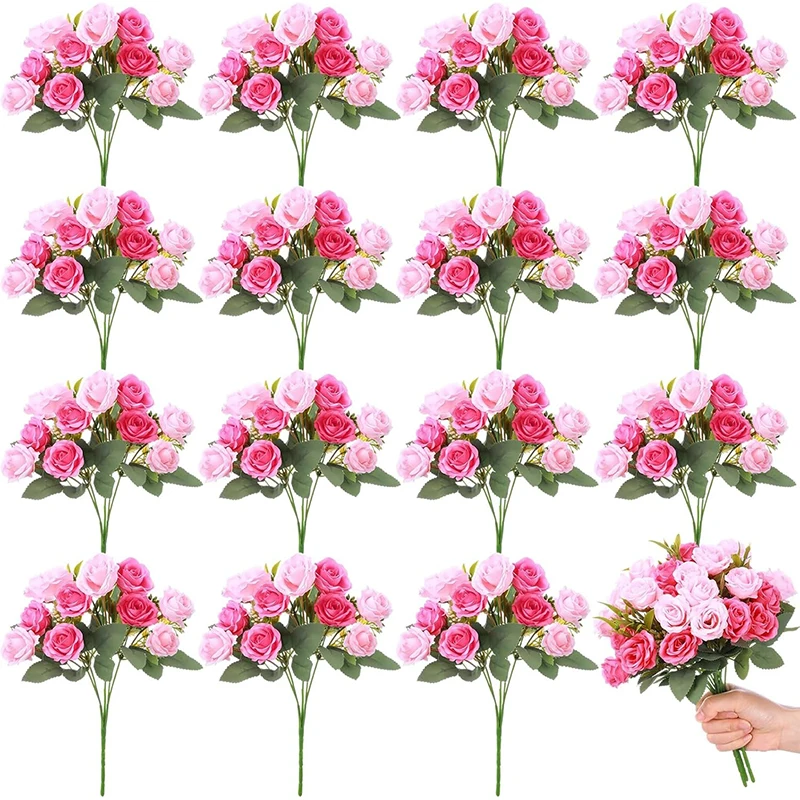 20cm Artificial Rose Bouquet 21Heads Bridal Bouquet Fake Silk Roses Flower for Wedding Bridal Christmas Home Office Garden Decor
20cm Artificial Rose Bouquet 21Heads Bridal Bouquet Fake Silk Roses Flower for Wedding Bridal Christmas Home Office Garden Decor