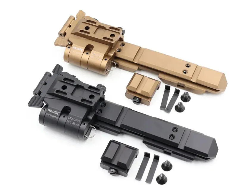 Right-side Flip G33 G23 Magnification Doubling Base Flip-out Quick-release Bracket Compatible with 20mm Track.
Right-side Flip G33 G23 Magnification Doubling Base Flip-out Quick-release Bracket Compatible with 20mm Track.