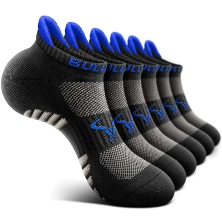 BULLIANT Men Running Socks, Active Ankle Socks No Show For Men With Cushioned Footbed Arch Support Breathable Wicking
BULLIANT Men Running Socks, Active Ankle Socks No Show For Men With Cushioned Footbed Arch Support Breathable Wicking