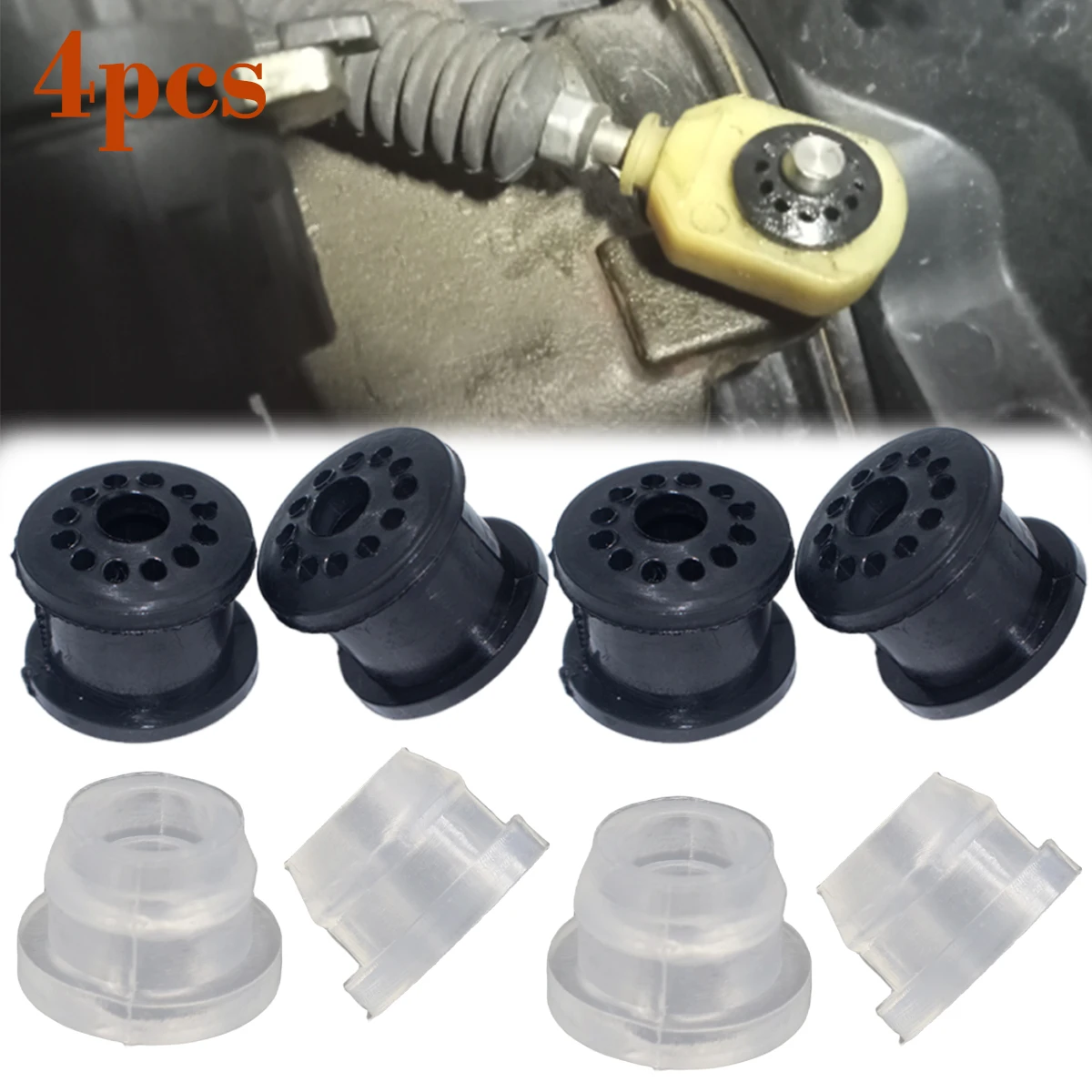 4Pcs Gearbox Pull Head Gear Shift Lever Transmission Wearable Cable 4S6P-7412-AA For Ford Focus Mk2 Fiesta Mk5 Car Accessories
4Pcs Gearbox Pull Head Gear Shift Lever Transmission Wearable Cable 4S6P-7412-AA For Ford Focus Mk2 Fiesta Mk5 Car Accessories
