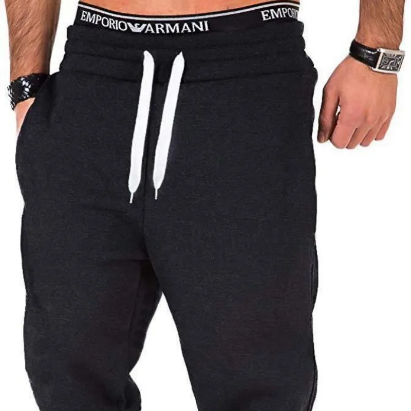European and American Men's and Women's Casual SportsTrousers Elastic Belt Pants Sweatpants Manufacturer Logo
European and American Men's and Women's Casual SportsTrousers Elastic Belt Pants Sweatpants Manufacturer Logo