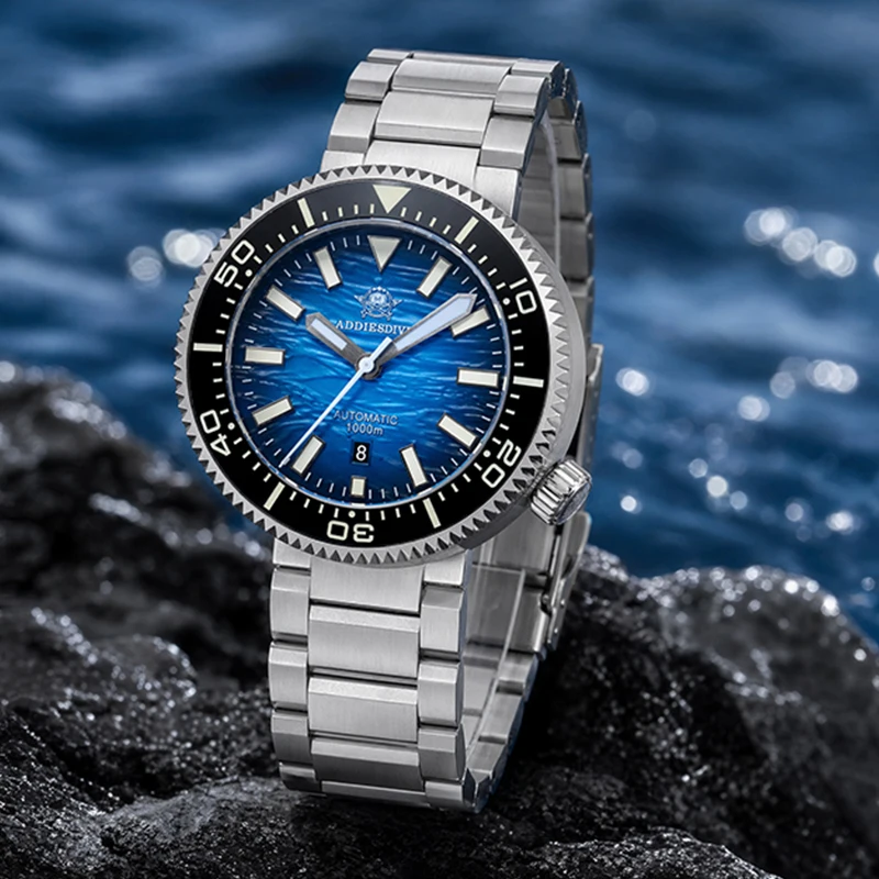 ADDIESDIVE Men's Automatic Watch 8215 Mechanical 1000m Dive Wristwatch Sapphire Glass Ceramic Bezel BGW9 Luminous Watches AD2545
ADDIESDIVE Men's Automatic Watch 8215 Mechanical 1000m Dive Wristwatch Sapphire Glass Ceramic Bezel BGW9 Luminous Watches AD2545