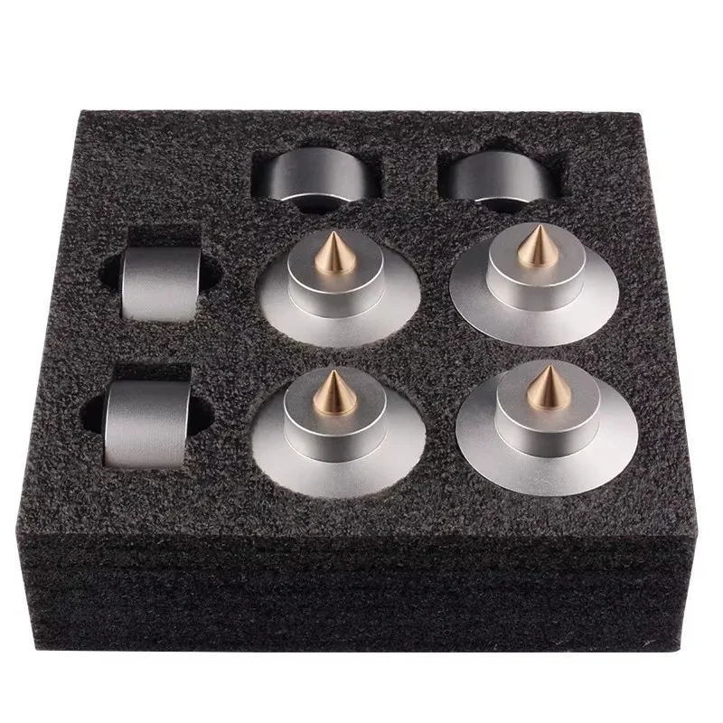 Speaker Stand Feet Foot Pad Nail Shock absorbing For CD Sound Box Aluminium Alloy Metal Spikes Cone Floor Consumer Electronics
Speaker Stand Feet Foot Pad Nail Shock absorbing For CD Sound Box Aluminium Alloy Metal Spikes Cone Floor Consumer Electronics