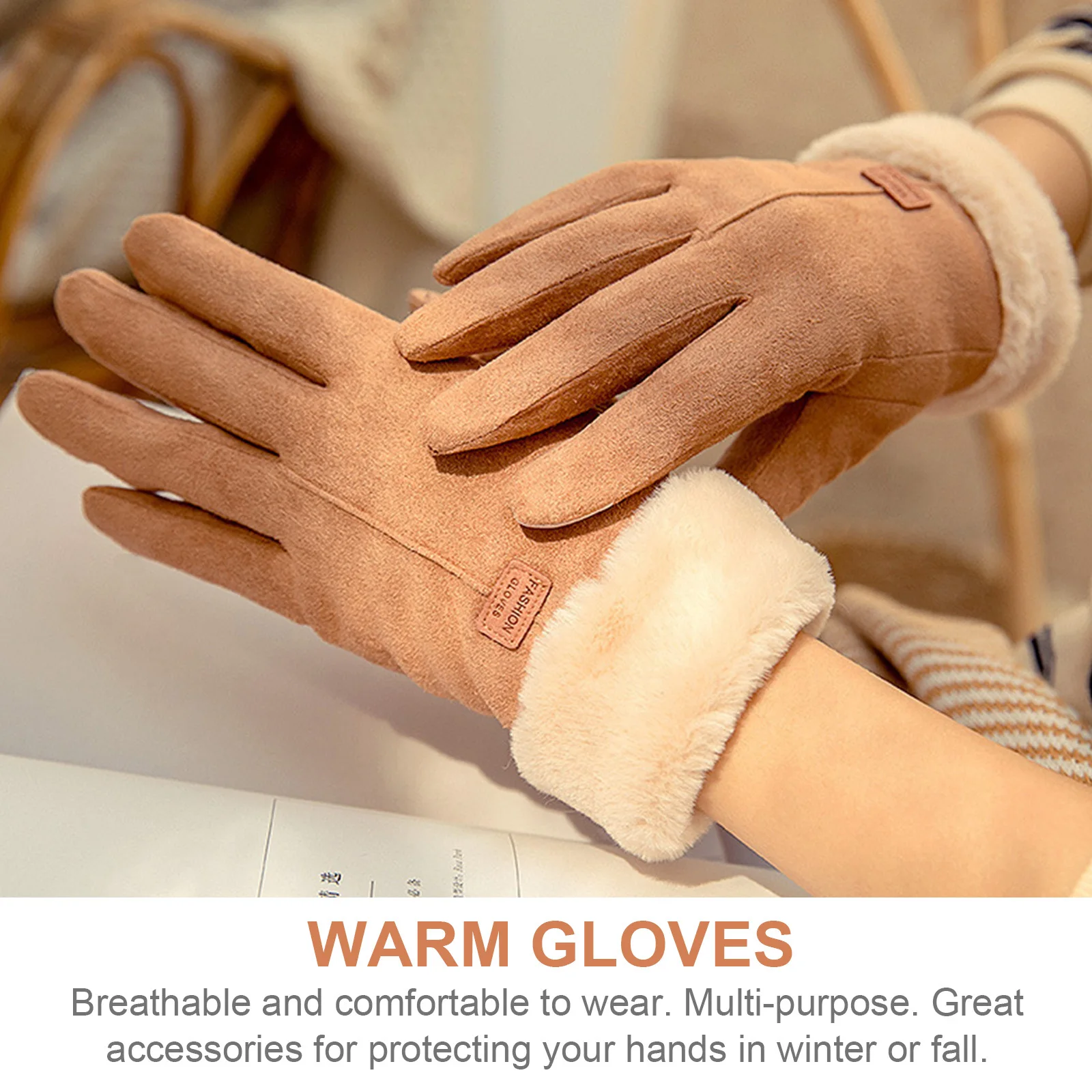 1Pair Women Winter Gloves Velour Thickened Riding Screen Thermal Gloves Women Riding Glove 
1Pair Women Winter Gloves Velour Thickened Riding Screen Thermal Gloves Women Riding Glove