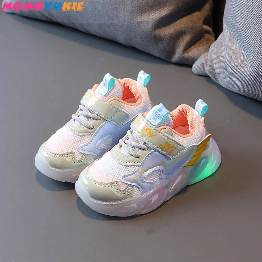 2022 autumn Casual Breathable Sneakers Sports Shoe for Kids Children Luminous Shoes with Flash Lights Girl Soft comfortable Sole
2022 autumn Casual Breathable Sneakers Sports Shoe for Kids Children Luminous Shoes with Flash Lights Girl Soft comfortable Sole