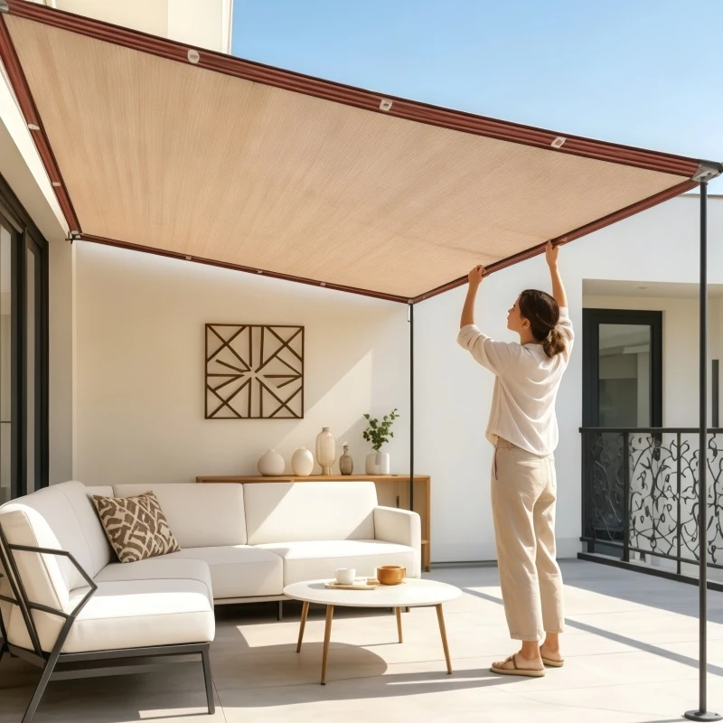 Plants Patios Greenhouses Carports Shade Net 90% Shade Density Grommeted Mesh Sun Protection Tarp for Garden Arbors Home Use
Plants Patios Greenhouses Carports Shade Net 90% Shade Density Grommeted Mesh Sun Protection Tarp for Garden Arbors Home Use