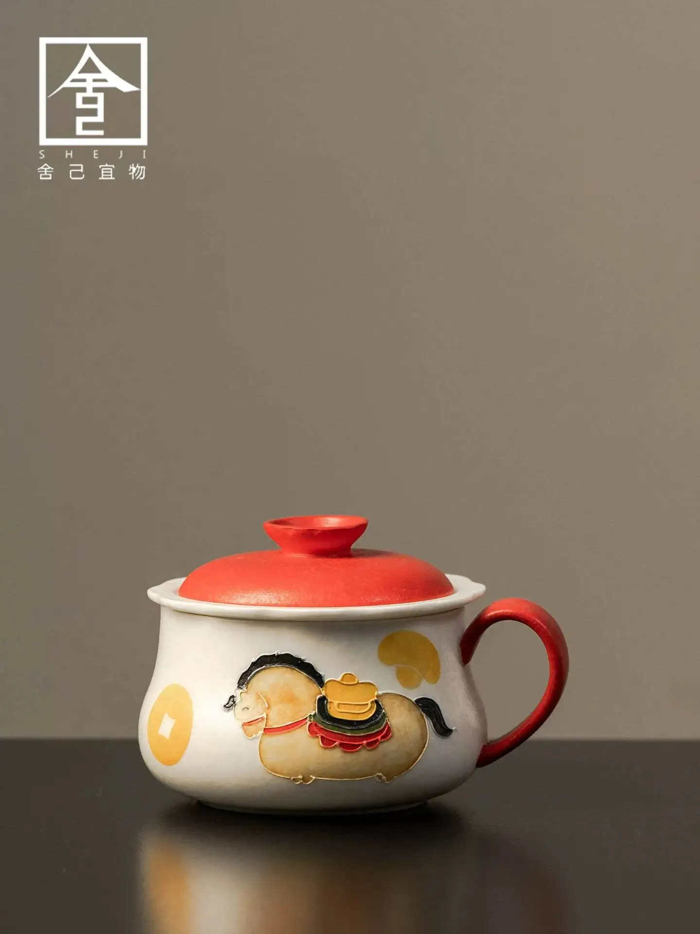New Year Of The Horse Original White Mineral Stone Creative Chinese-Style Ceramic For Office And Home Use, Handmade Water Cup,
New Year Of The Horse Original White Mineral Stone Creative Chinese-Style Ceramic For Office And Home Use, Handmade Water Cup,
