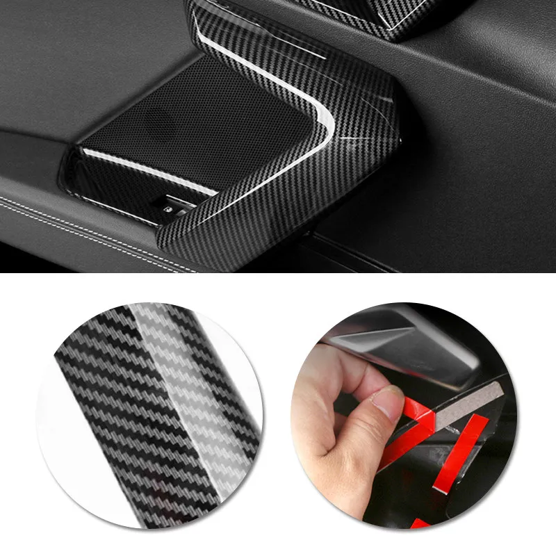 ABS For Audi A3 8Y 2019 2020 2021 Car Carbon Fiber Texture Interior Door Panel Handle Bowl Grab Cover Protective Trim
ABS For Audi A3 8Y 2019 2020 2021 Car Carbon Fiber Texture Interior Door Panel Handle Bowl Grab Cover Protective Trim
