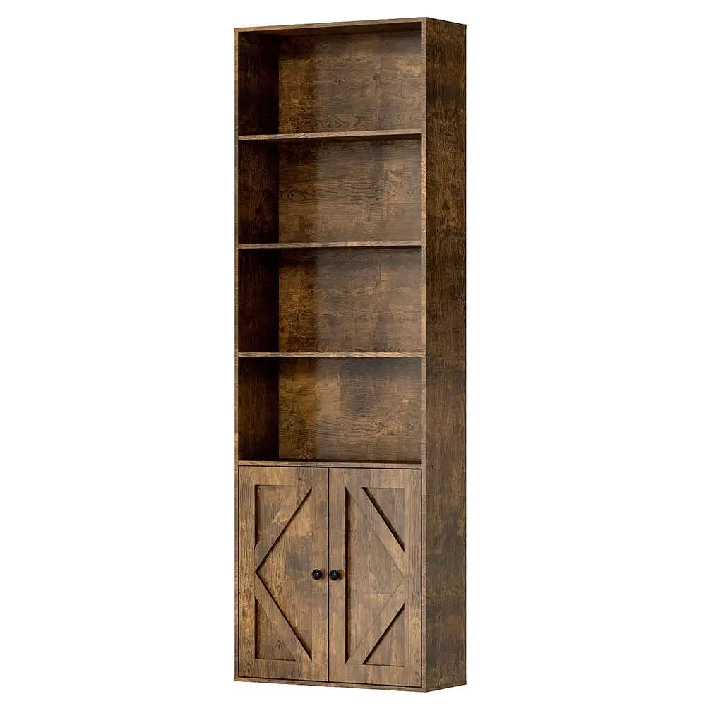 6Tier Floor Bookcase with 2 Bottom Doors, 9.29x23.62x70.86, Storage Cabinet Bookshelves for Home Office, Living Room, BedroomBr
6Tier Floor Bookcase with 2 Bottom Doors, 9.29x23.62x70.86, Storage Cabinet Bookshelves for Home Office, Living Room, BedroomBr