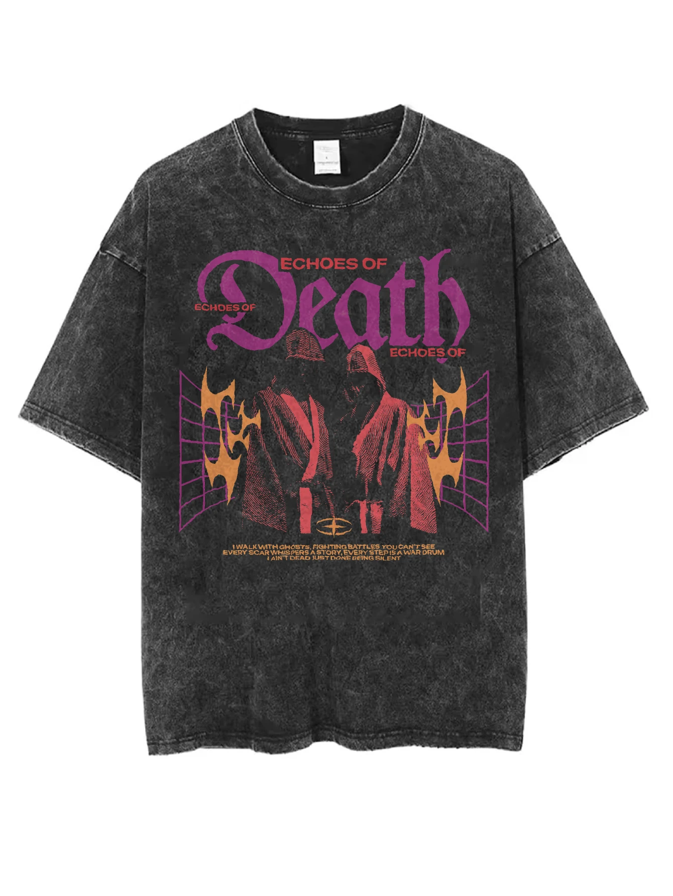 DEATH Dog Unisex Washed Black T-Shirt Comfortable Loose Fit Round Neck Style for Men Women Perfect for Winter Christmas
DEATH Dog Unisex Washed Black T-Shirt Comfortable Loose Fit Round Neck Style for Men Women Perfect for Winter Christmas