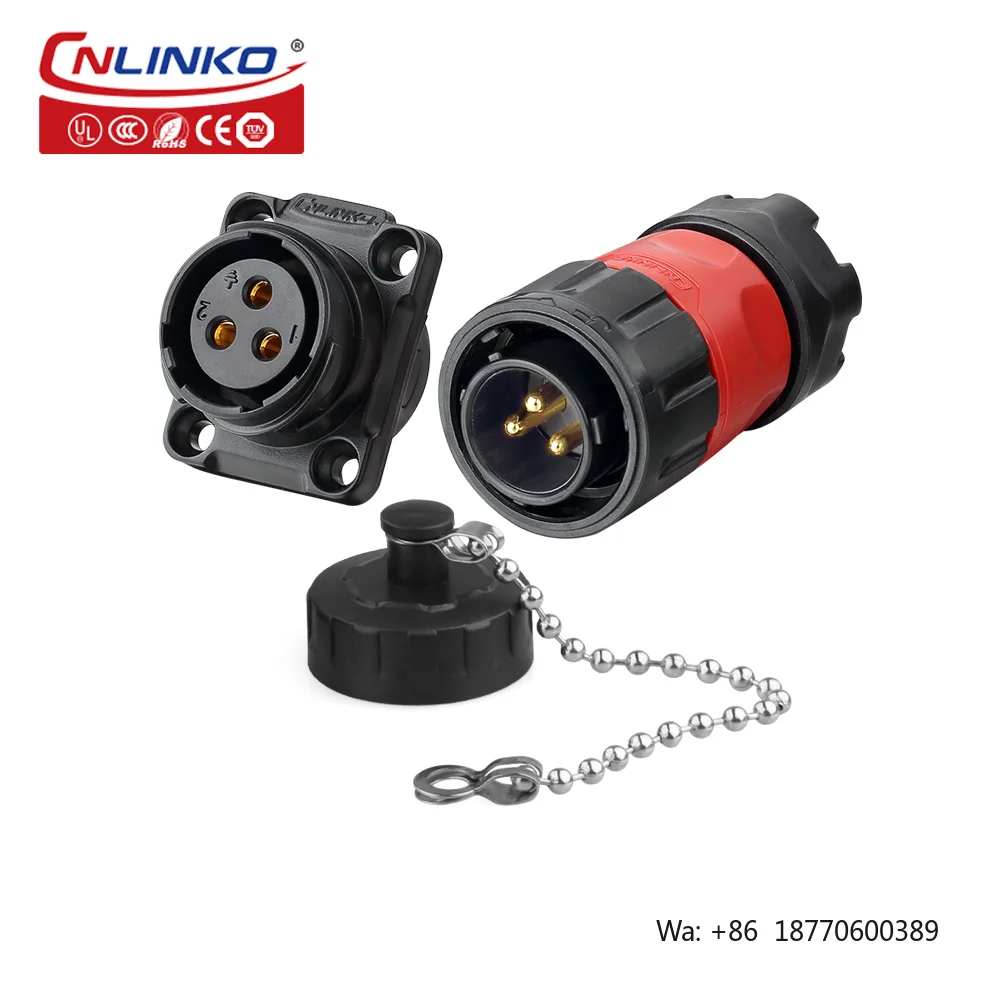 CNLINKO 3 Pin Male Female Straight Round 12V DC Panel Mount Solar Panel Power Outdoor Wire Connector
CNLINKO 3 Pin Male Female Straight Round 12V DC Panel Mount Solar Panel Power Outdoor Wire Connector