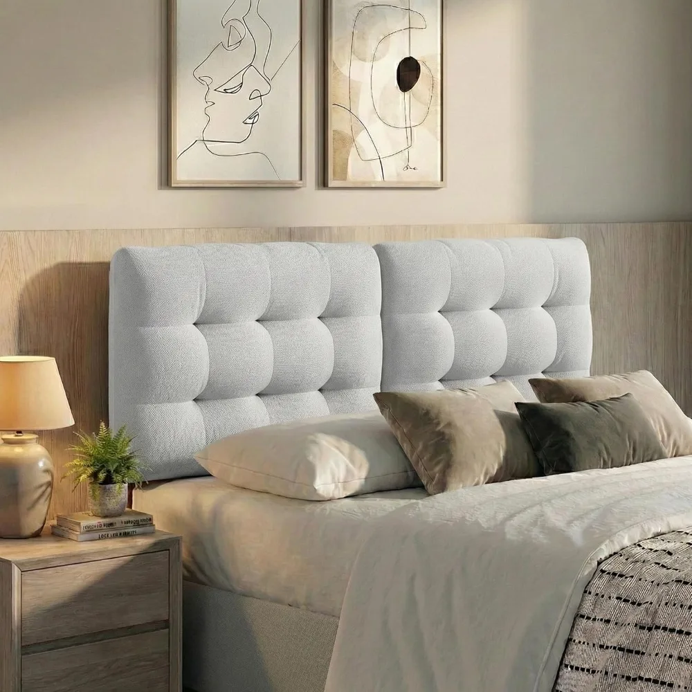 Adjustable Height Queen Headboard Only from 39”to 44”with Durable Solid Wood Legs
Adjustable Height Queen Headboard Only from 39”to 44”with Durable Solid Wood Legs