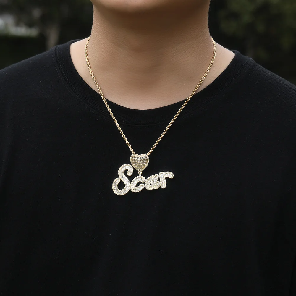 Ожерелья с подвесками имени по индивидуальному заказу, персонализированные ожерелья с буквами из кубического циркония 5A + с сердечком, модные украшения
Ожерелья с подвесками имени по индивидуальному заказу, персонализированные ожерелья с буквами из кубического циркония 5A + с сердечком, модные украшения