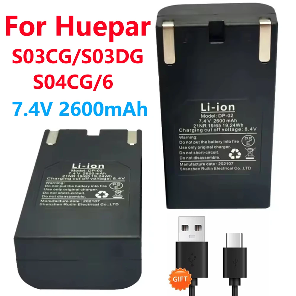 7.4V 2600mAh New Li-ion Battery For Huepar S03CG/S03DG/S04CG/6 Series Cross Lines Laser Level Extra Backup Batteries Accessories
7.4V 2600mAh New Li-ion Battery For Huepar S03CG/S03DG/S04CG/6 Series Cross Lines Laser Level Extra Backup Batteries Accessories