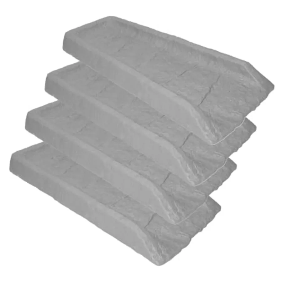 24" Decorative Downspout Rain Splash Block with Natural Stone Texture, 4 pk
24" Decorative Downspout Rain Splash Block with Natural Stone Texture, 4 pk