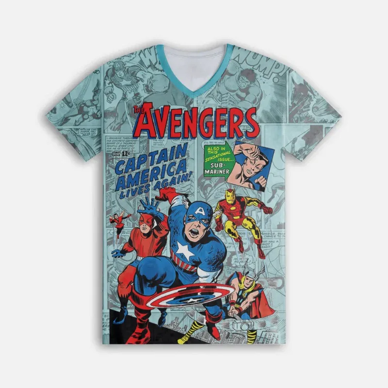 Летние мужские и женские футболки Marvel Капитан Америка с воротником с 3D цифровым принтом и коротким рукавом, спортивная скоростная сушка
Летние мужские и женские футболки Marvel Капитан Америка с воротником с 3D цифровым принтом и коротким рукавом, спортивная скоростная сушка