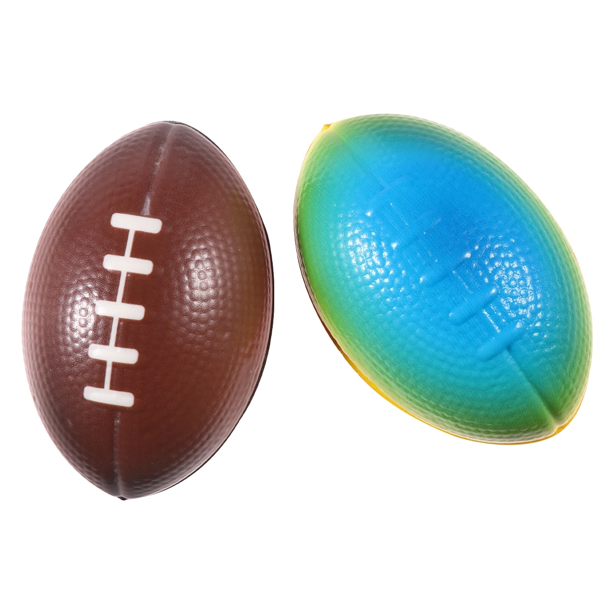 Elastic PU Sponge Rugby Shaped Squeezing Decompression Ball Durable Eco Friendly Slow Toys Portable
Elastic PU Sponge Rugby Shaped Squeezing Decompression Ball Durable Eco Friendly Slow Toys Portable