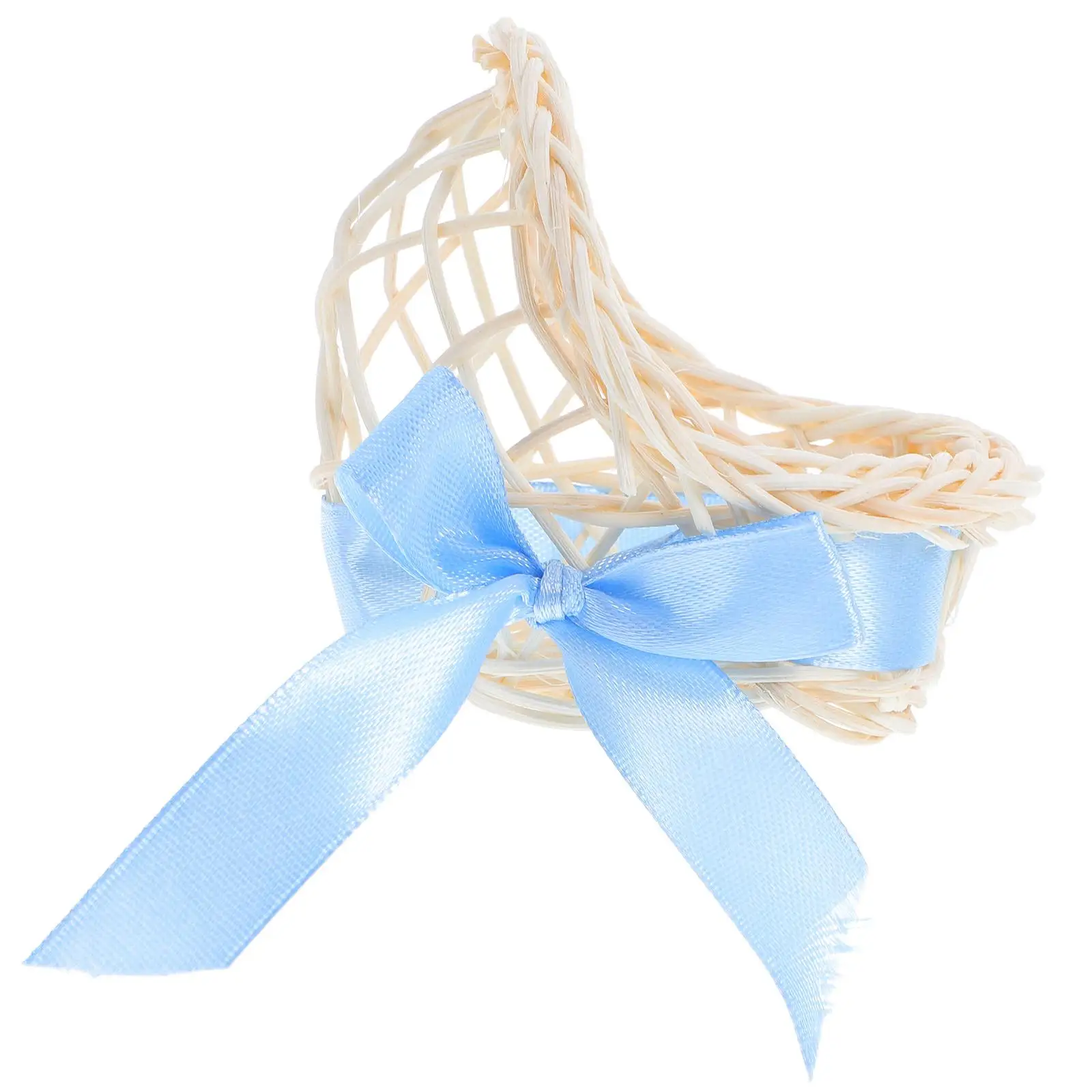 6 Pcs Flower Basket with Bow Dollhouse Miniature Accessories Woven Hand Flowers Sky-blue
6 Pcs Flower Basket with Bow Dollhouse Miniature Accessories Woven Hand Flowers Sky-blue