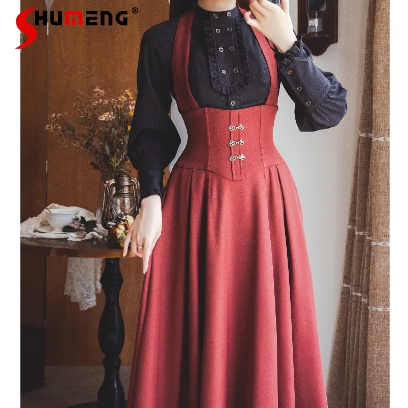 Рубашка с маленьким воротником-стойкой во французском стиле ретро, рубашка с рукавами ягненка, элегантный классический топ, осенне-зимняя новая кавайная одежда, однобортная блузка
Рубашка с маленьким воротником-стойкой во французском стиле ретро, рубашка с рукавами ягненка, элегантный классический топ, осенне-зимняя новая кавайная одежда, однобортная блузка