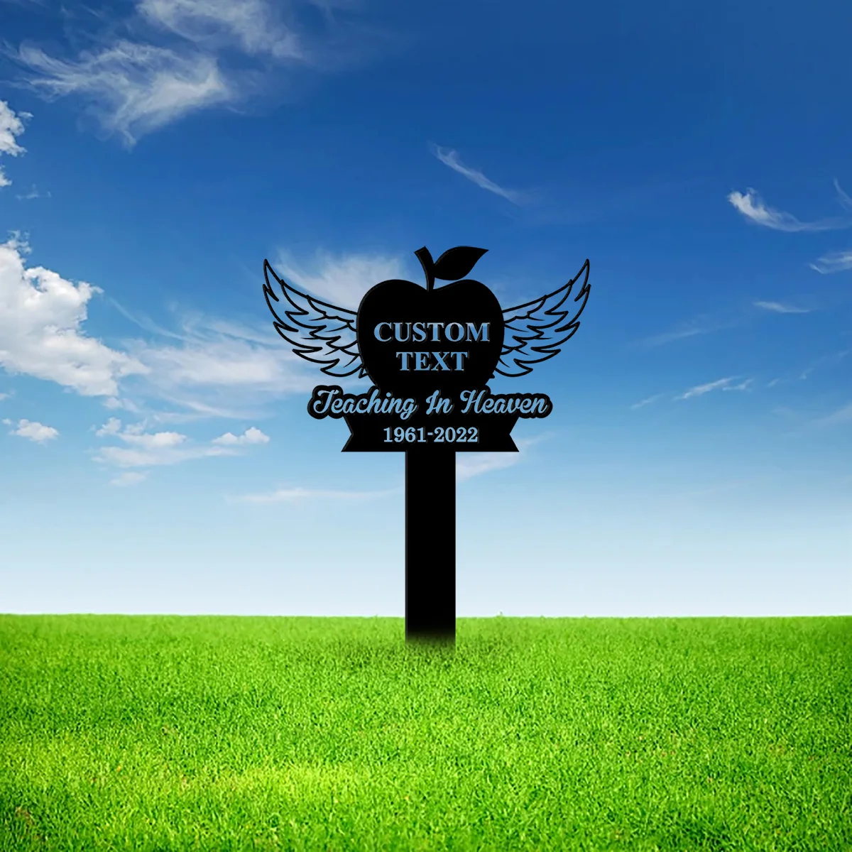 Custom Personalized Winged Apple Grave Marker, Memorial Metal Plaque, Outdoor Garden Plaque, Grave Marker For Human
Custom Personalized Winged Apple Grave Marker, Memorial Metal Plaque, Outdoor Garden Plaque, Grave Marker For Human