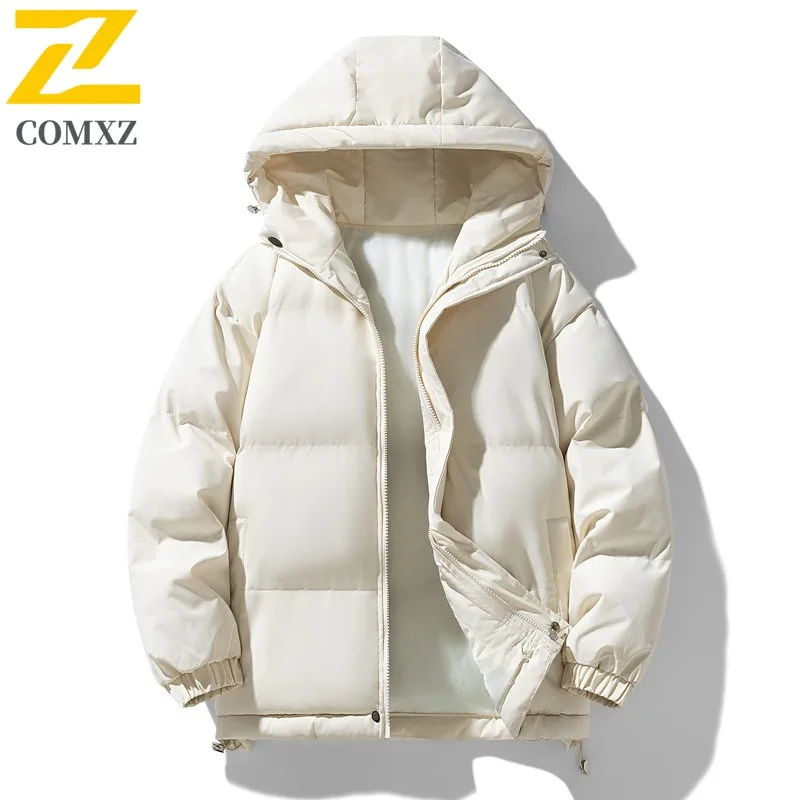 COMXZ Hooded Casual Padded Jacket for Men Outdoor Hike Wind Resistant Parka Urban Street Style Cozy Light Winter Cotton Coat
COMXZ Hooded Casual Padded Jacket for Men Outdoor Hike Wind Resistant Parka Urban Street Style Cozy Light Winter Cotton Coat