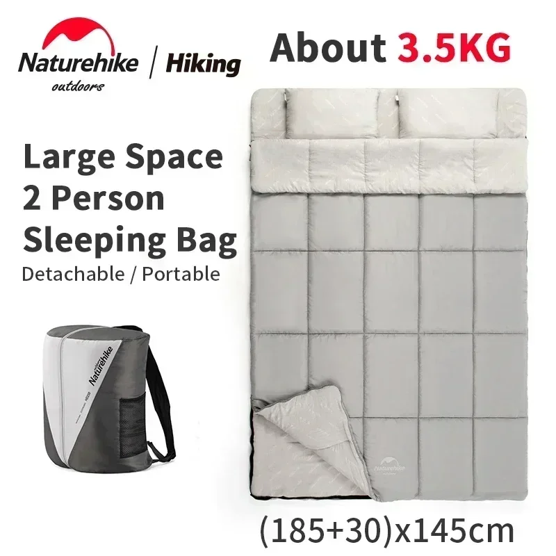 Naturehike Double Cotton Sleeping Bag With Pillow Adult Outdoor Camping Keep Warm Sleeping Bag Splicable Quilt Autumn Winter
Naturehike Double Cotton Sleeping Bag With Pillow Adult Outdoor Camping Keep Warm Sleeping Bag Splicable Quilt Autumn Winter