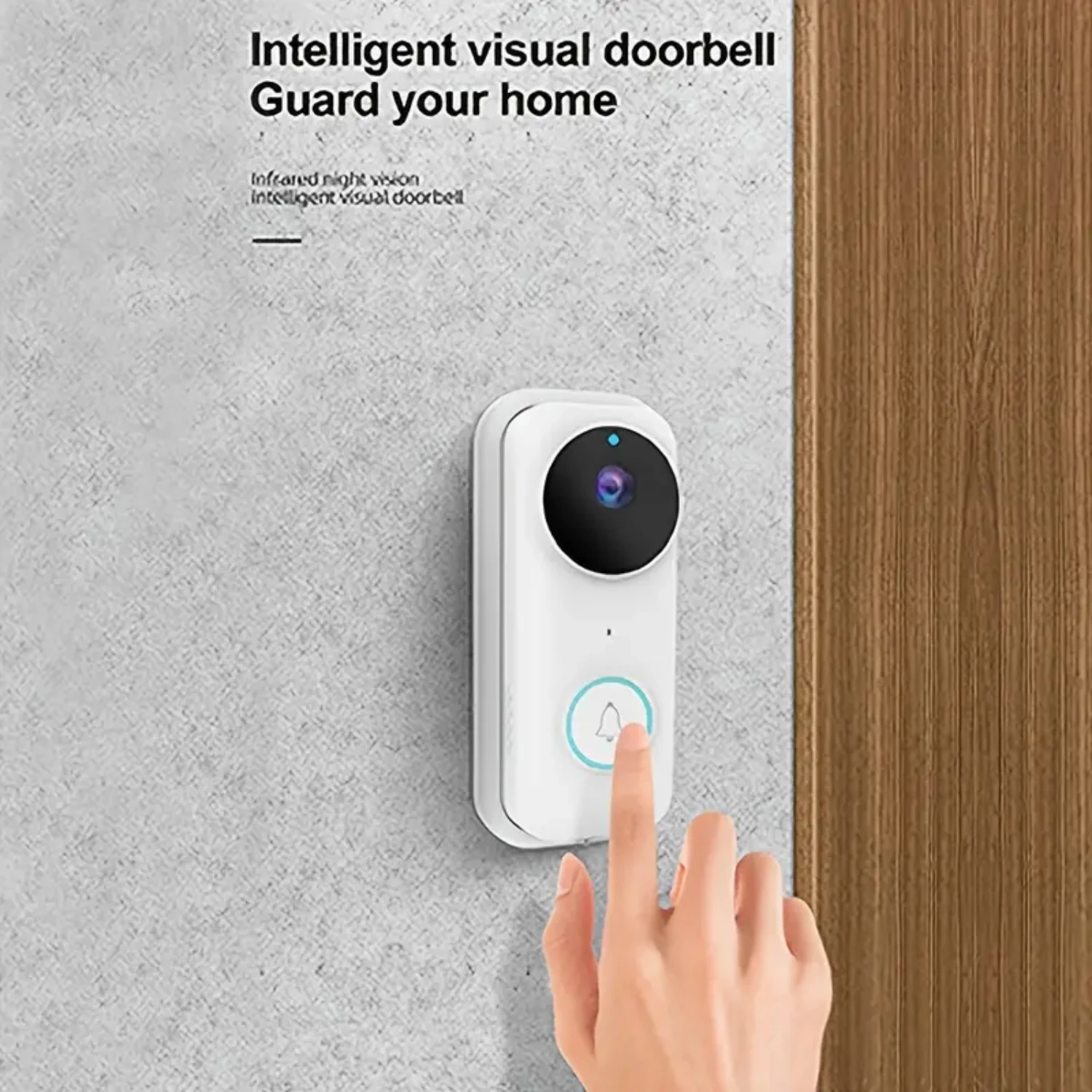 Tuya WiFi Smart Video Doorbell IP Camera Double-way Video Intercom With HD IR Night Vision, Smart Home Security
Tuya WiFi Smart Video Doorbell IP Camera Double-way Video Intercom With HD IR Night Vision, Smart Home Security