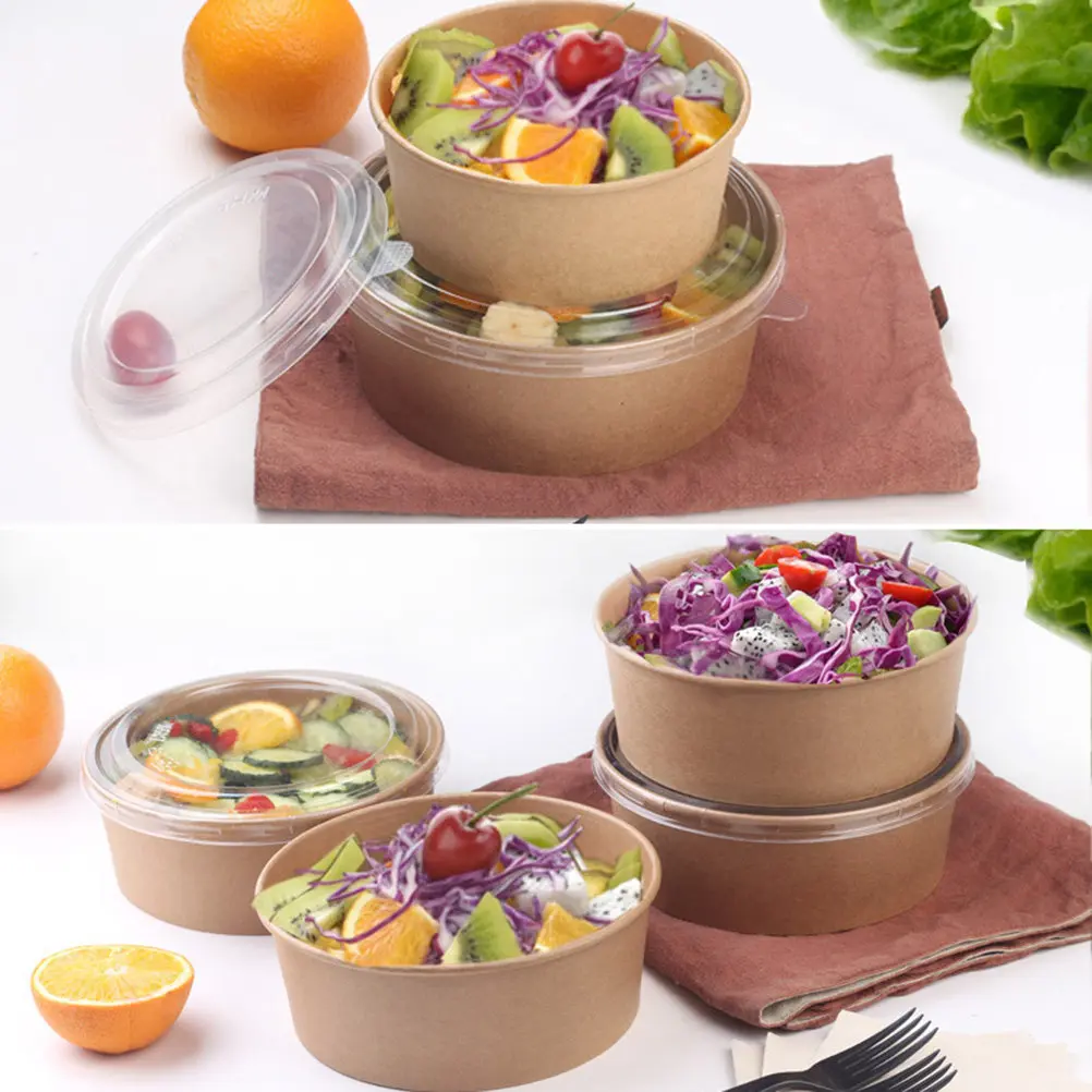 20Pcs Kraft Paper Bowls Leakproof Disposable Food Containers Round to-Go Boxes Meal Prep Party Favor Salad Bowls 16Oz
20Pcs Kraft Paper Bowls Leakproof Disposable Food Containers Round to-Go Boxes Meal Prep Party Favor Salad Bowls 16Oz