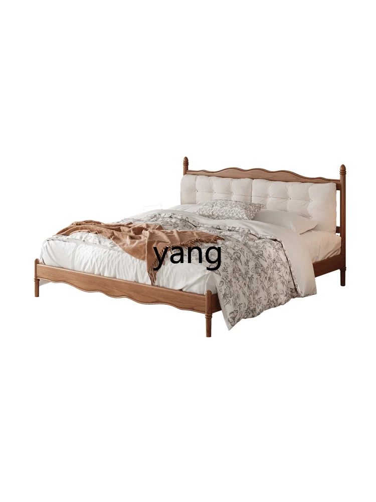 LMM French retro solid wood bed American double 1.8 meters bed princess cream wind
LMM French retro solid wood bed American double 1.8 meters bed princess cream wind