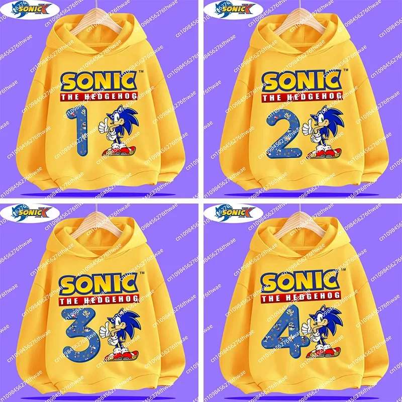2025 Supersonic Sonic 1-12 Years Old Birthday Gift Children's Hooded Sweatshirt Boys' Casual Shirt Autumn/Winter Long Sleeve
2025 Supersonic Sonic 1-12 Years Old Birthday Gift Children's Hooded Sweatshirt Boys' Casual Shirt Autumn/Winter Long Sleeve