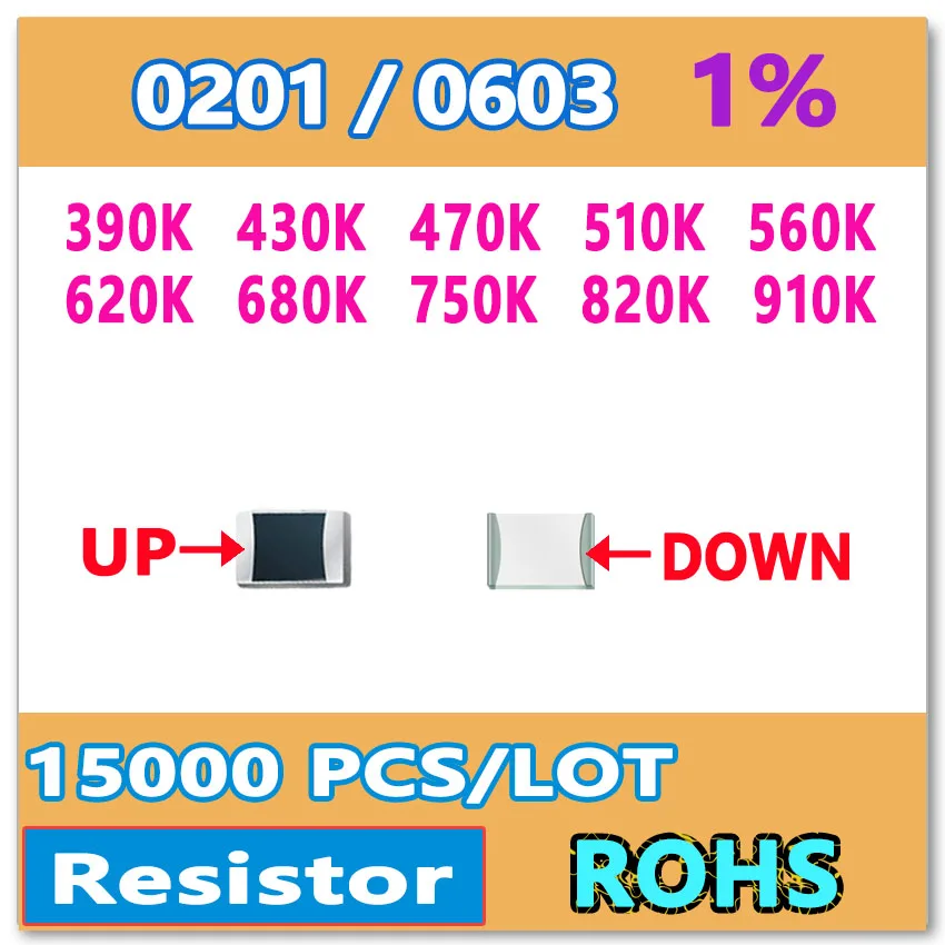 JASNPROSMA 0201 F 1% 15000 шт. 390K 430K 470K 510K 560K 620K 680K 750K 820K 910K smd 0603 резистор OHM высокое качество
JASNPROSMA 0201 F 1% 15000 шт. 390K 430K 470K 510K 560K 620K 680K 750K 820K 910K smd 0603 резистор OHM высокое качество
