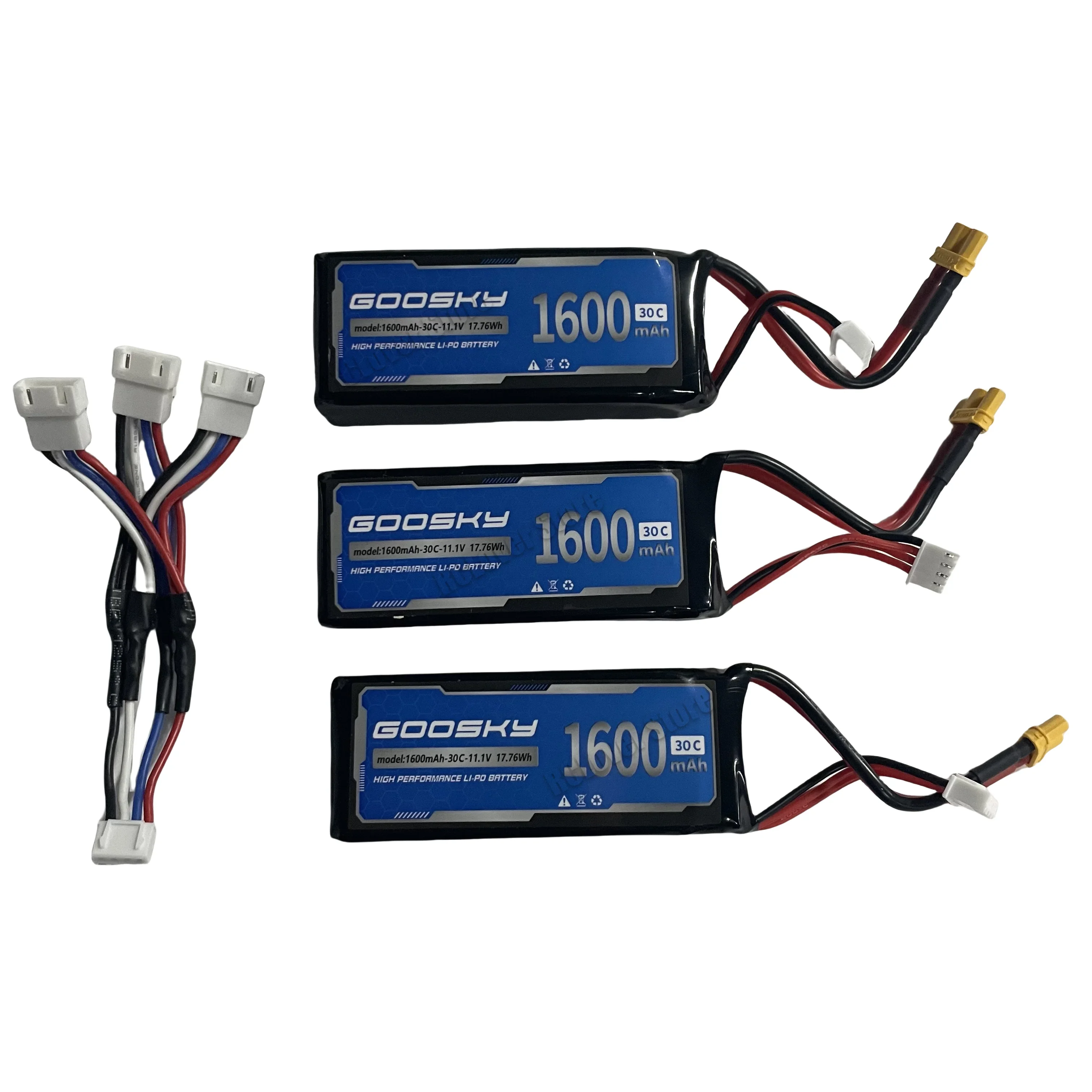 Аккумулятор LiPo 11.1V 1600mAh 30C для радиоуправляемого вертолета GOOSKY E2 / E2 GPS UH-1Y, оригинальные запасные части и аксессуары
Аккумулятор LiPo 11.1V 1600mAh 30C для радиоуправляемого вертолета GOOSKY E2 / E2 GPS UH-1Y, оригинальные запасные части и аксессуары