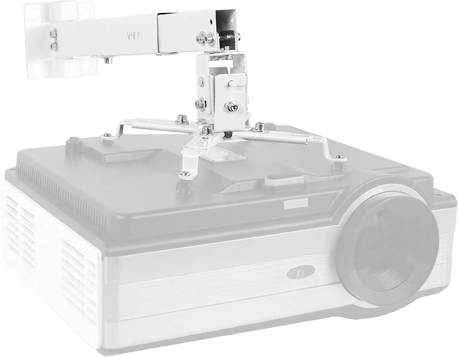 Universal Adjustable Wall Ceiling Projector Mount, Extendable Length, White, Fits Most Projectors
Universal Adjustable Wall Ceiling Projector Mount, Extendable Length, White, Fits Most Projectors